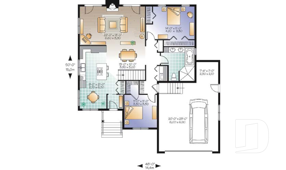 Rez-de-chaussée -  - Camrose 2