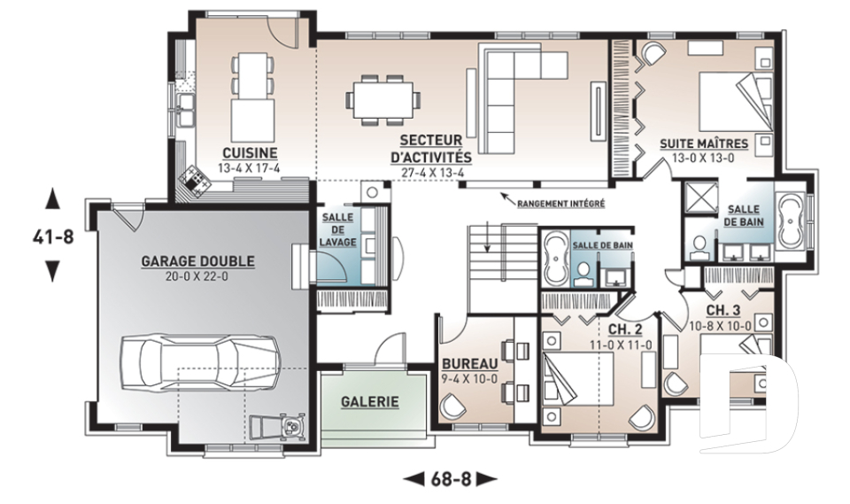 Rez-de-chaussée -  - Dambroise