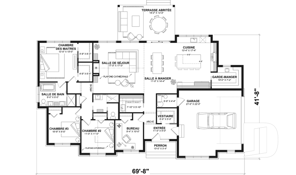 Rez-de-chaussée (Optionel $) -  - Dambroise 2