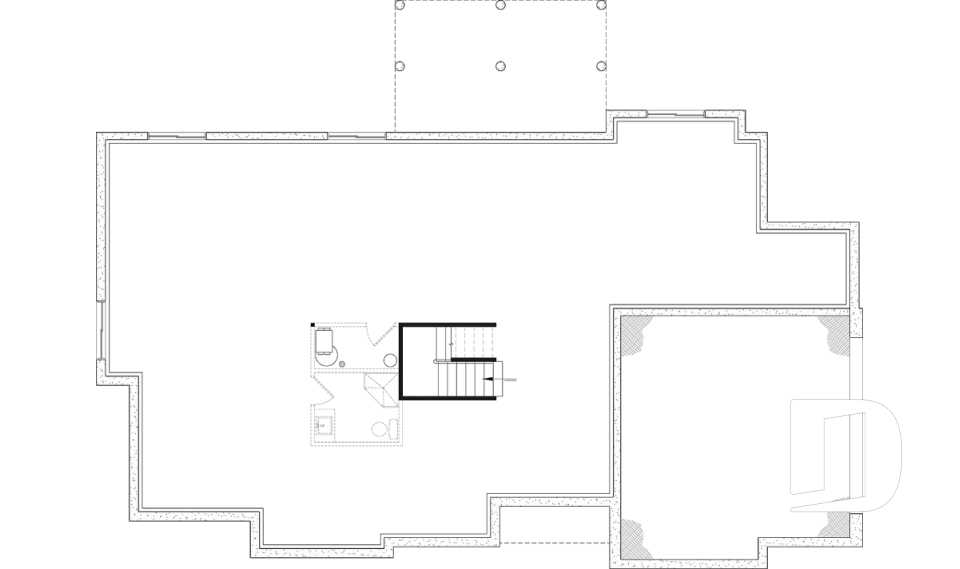 Sous-sol aménageable -  - Dambroise 2