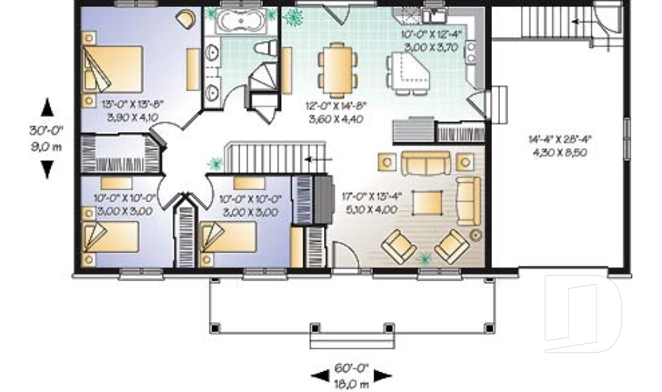 Rez-de-chaussée -  - Bellemare