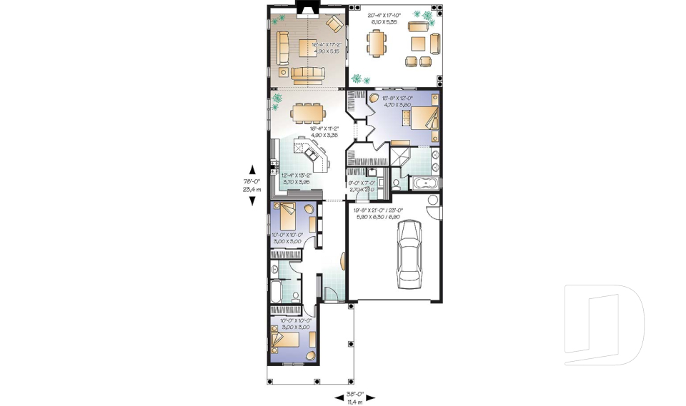 Rez-de-chaussée -  - Rustika