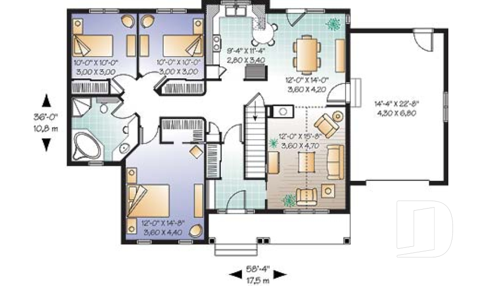 Rez-de-chaussée -  - Cilican