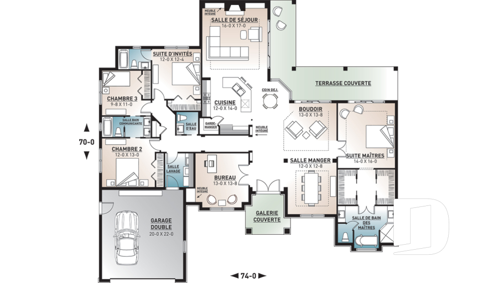 Rez-de-chaussée -  - Castellan