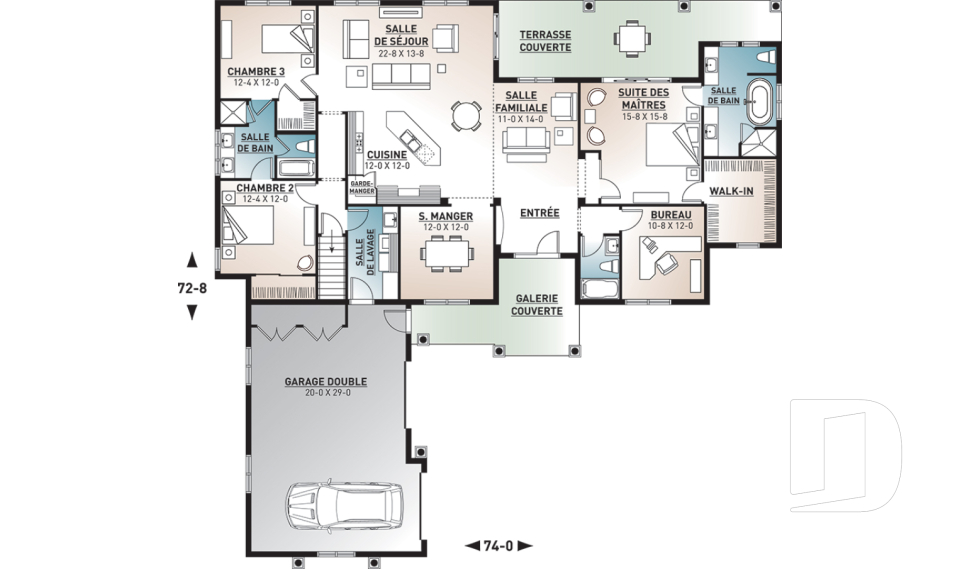 Rez-de-chaussée -  - Amélia