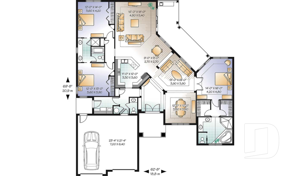 Rez-de-chaussée -  - Carla