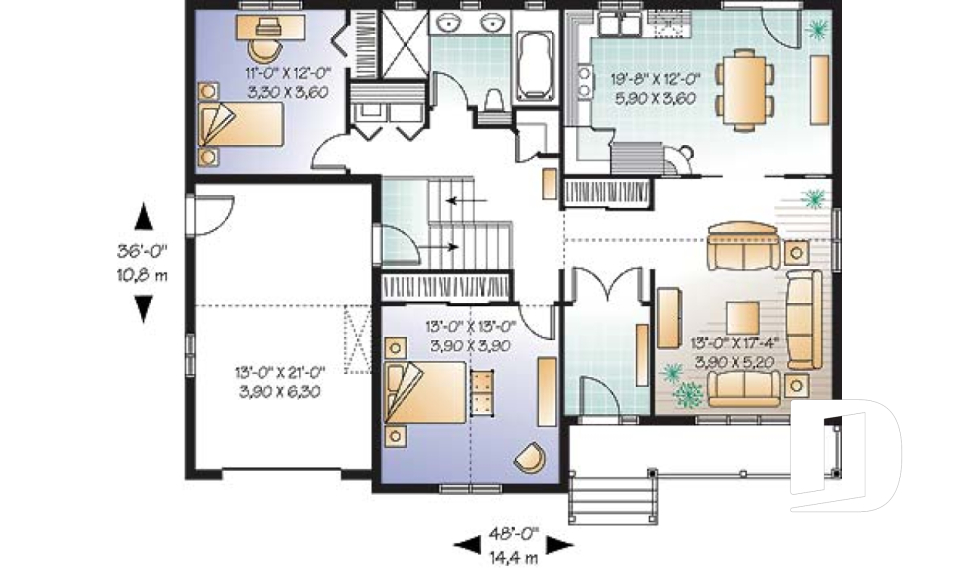 Rez-de-chaussée -  - Pamlico