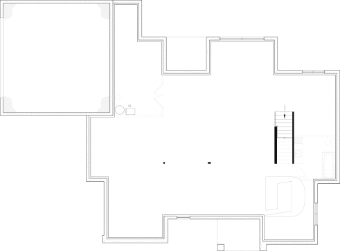 Sous-sol aménageable (Optionel $) - Plan résidentiel de type plain-pied moderne, superbe suite parentale, garage double et options de fondation - Andrews 2