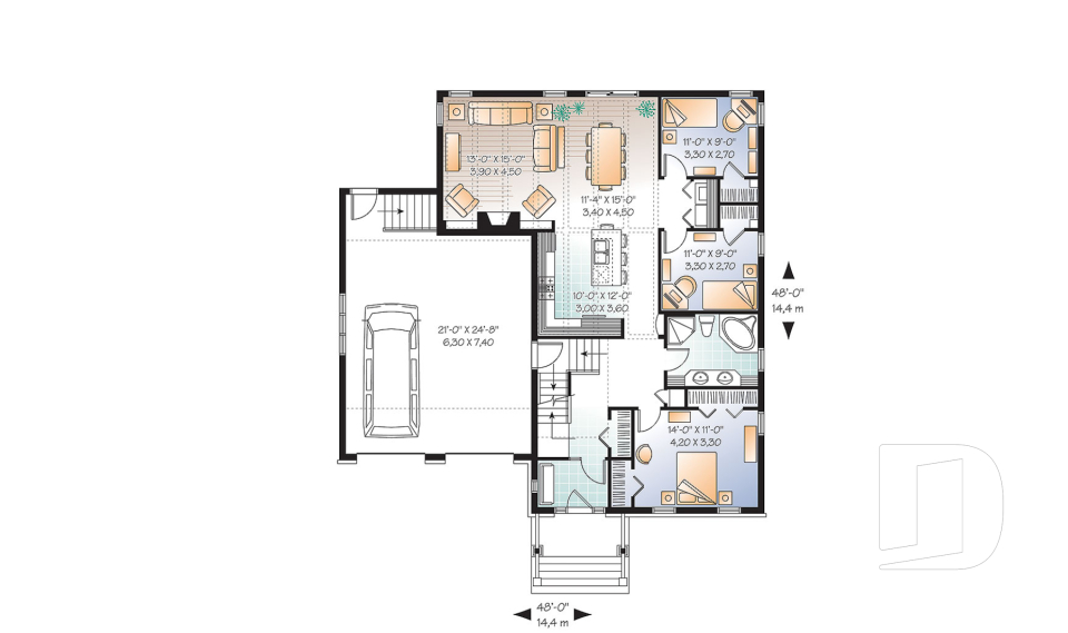 Rez-de-chaussée -  - Abel