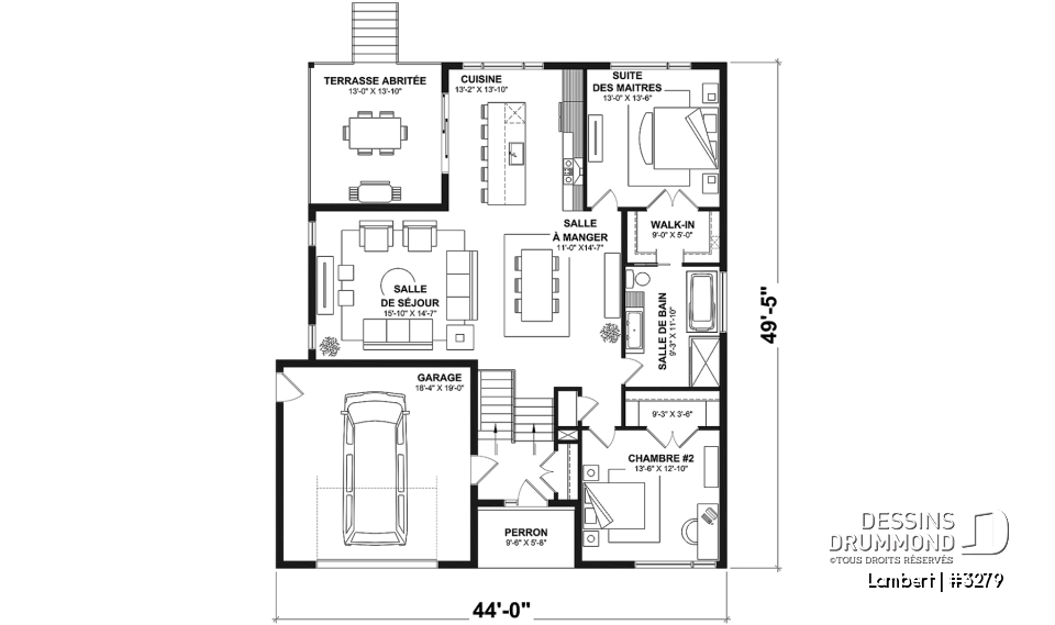 Rez-de-chaussée - Maison contemporaine à entrée split, 2 à 5 chambres, salle familiale et salon, bureau, garage et plus! - Lambert