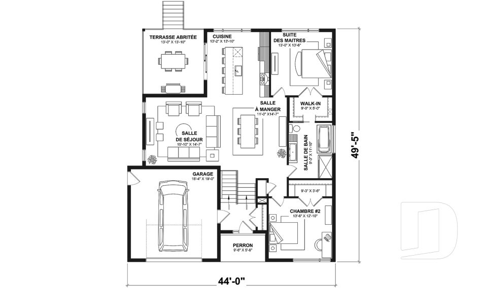 Rez-de-chaussée -  - Lambert