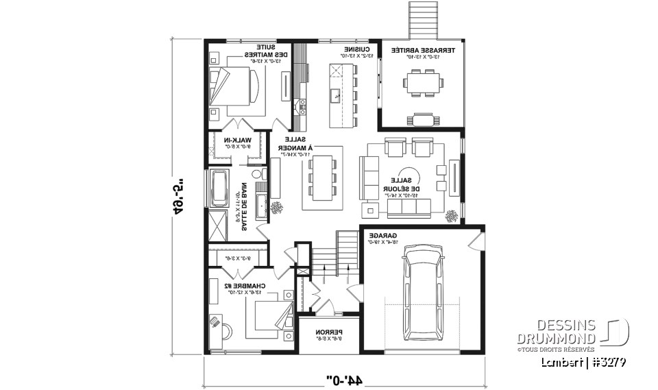 Rez-de-chaussée - Maison contemporaine à entrée split, 2 à 5 chambres, salle familiale et salon, bureau, garage et plus! - Lambert