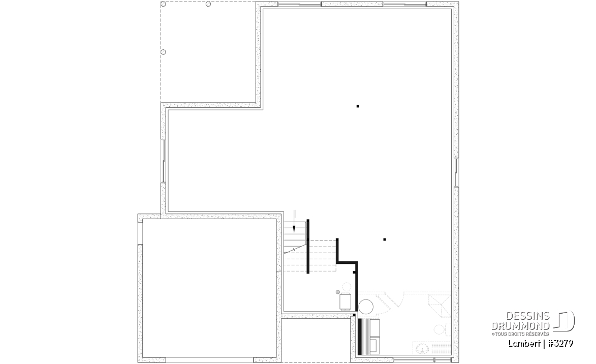Sous-sol aménageable - Maison contemporaine à entrée split, 2 à 5 chambres, salle familiale et salon, bureau, garage et plus! - Lambert