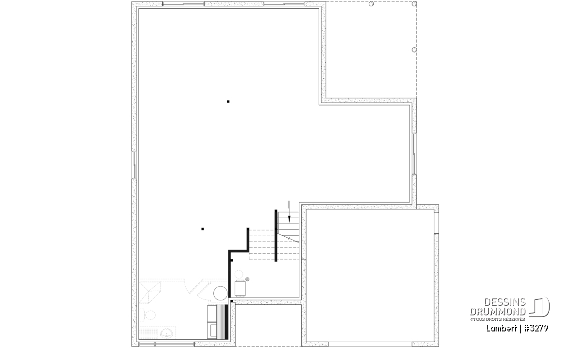 Sous-sol aménageable - Maison contemporaine à entrée split, 2 à 5 chambres, salle familiale et salon, bureau, garage et plus! - Lambert