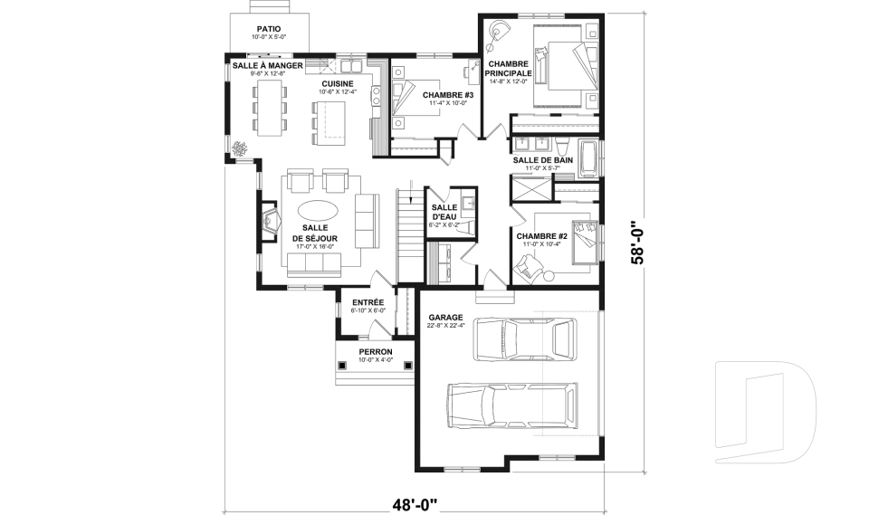 Rez-de-chaussée (Optionel $) -  - Providence 5
