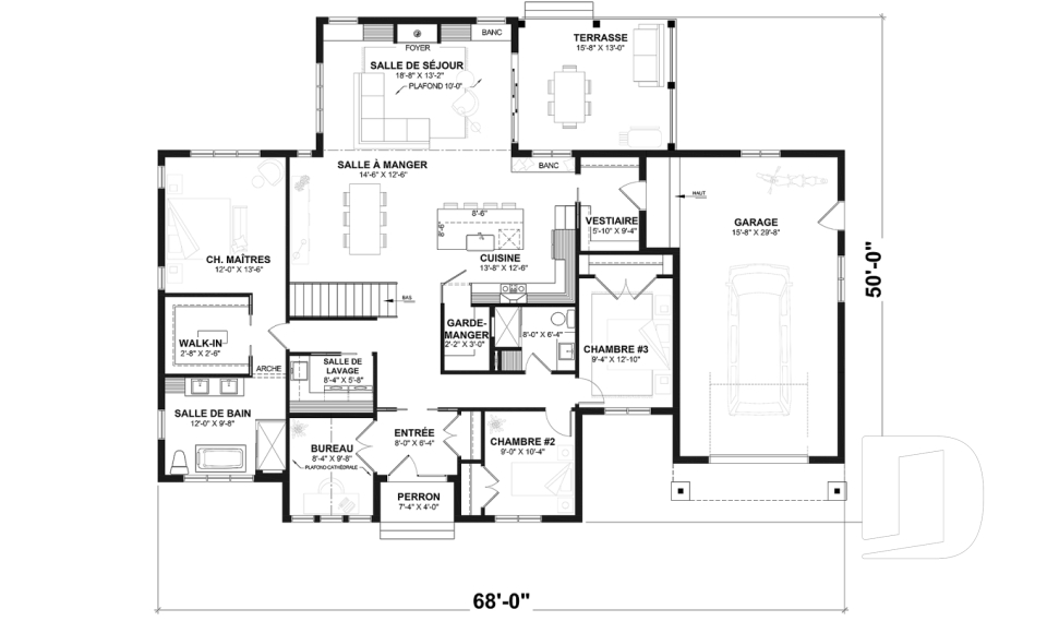 Rez-de-chaussée -  - Maple Way 2