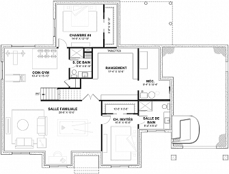 3287-V1 - Sous-sol aménagé (Optionel $)