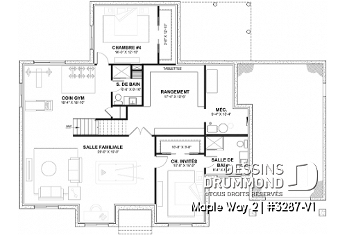 Sous-sol aménagé (Optionel $) -  - Maple Way 2