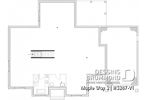 Sous-sol aménageable -  - Maple Way 2