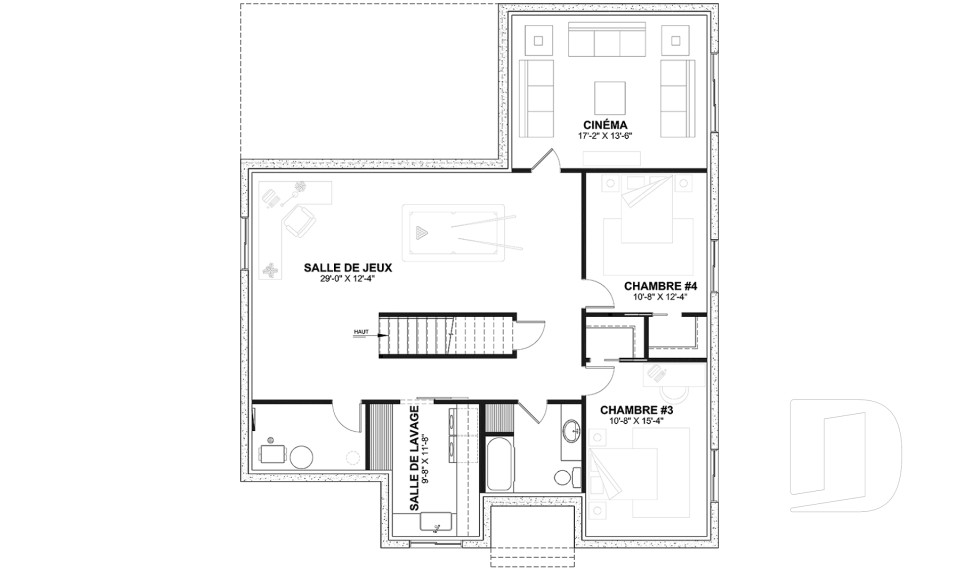 Sous-sol aménagé (Optionel $) -  - Maple Way 3