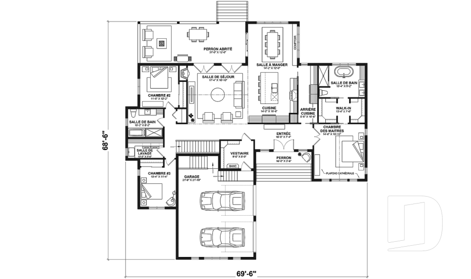 Rez-de-chaussée -  - Country Side 2