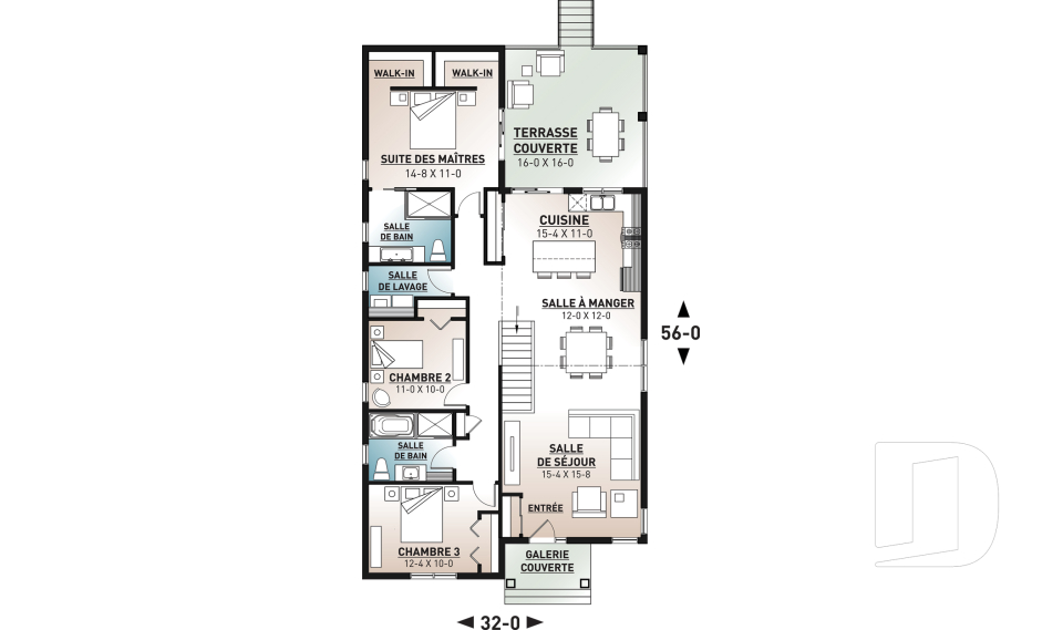 Rez-de-chaussée -  - Salem