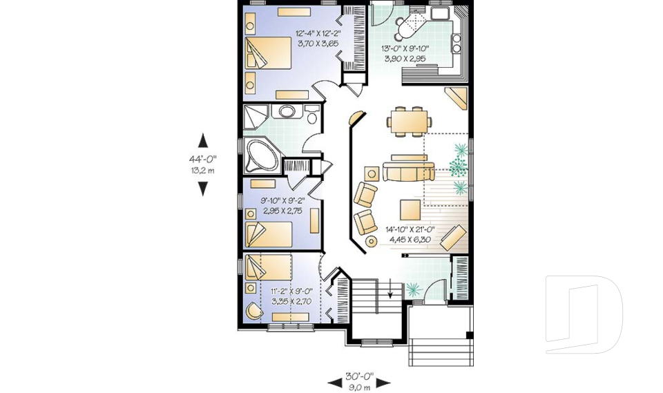 Rez-de-chaussée -  - De la Ferme 2