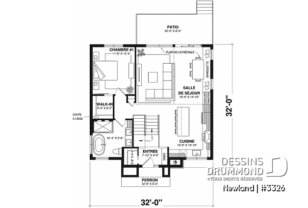 Rez-de-chaussée - Maison split-level 3 chambres, superbe fenestration à l'arrière, sous-sol aménagé, 2 salles familiales - Newland