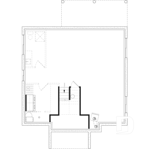 Sous-sol aménageable - Maison split-level 1 à 3 chambres, superbe fenestration à l'arrière, sous-sol aménagé optionnel ($) - Newland