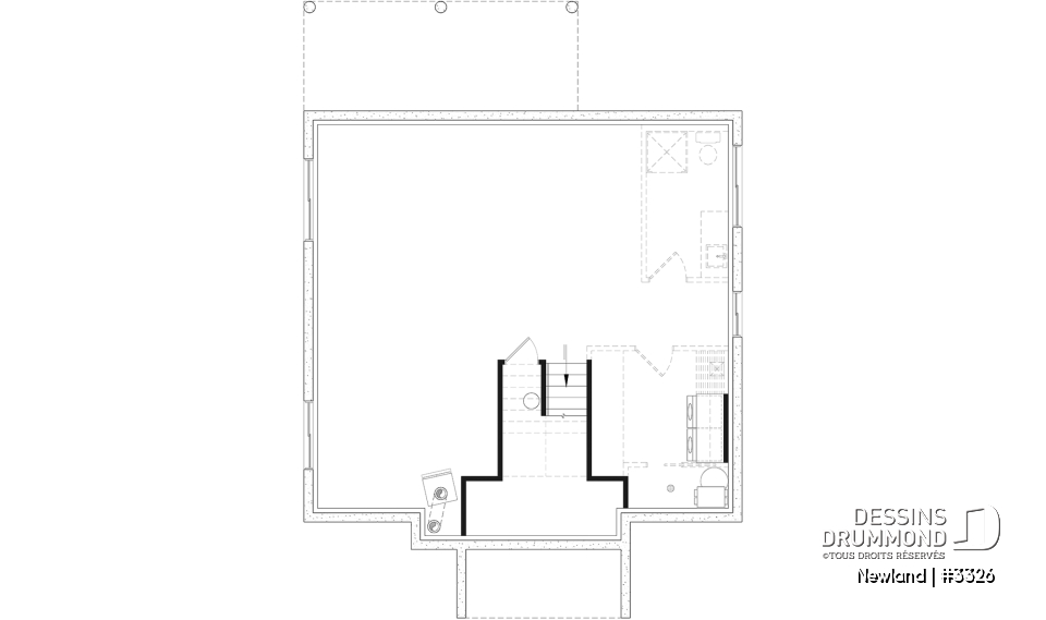 Sous-sol aménageable - Maison split-level 1 à 3 chambres, superbe fenestration à l'arrière, sous-sol aménagé optionnel ($) - Newland