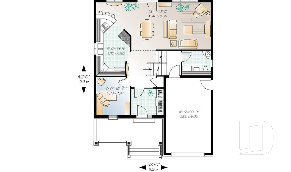 Rez-de-chaussée -  - Bellecôte