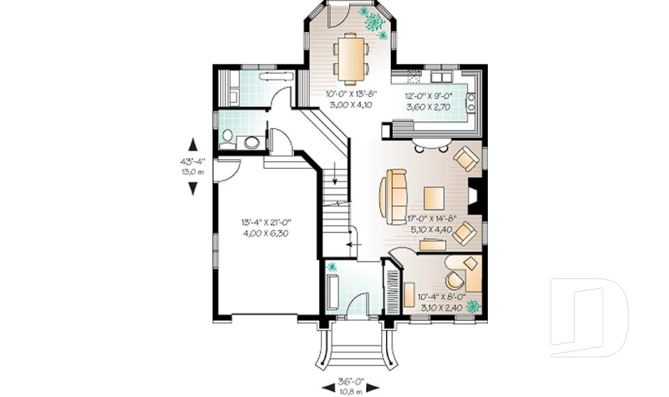 Rez-de-chaussée -  - Versaille 1