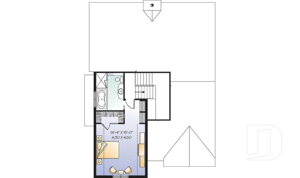Étage -  - Faubourg