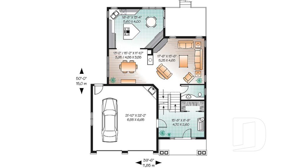 Rez-de-chaussée -  - Garenne