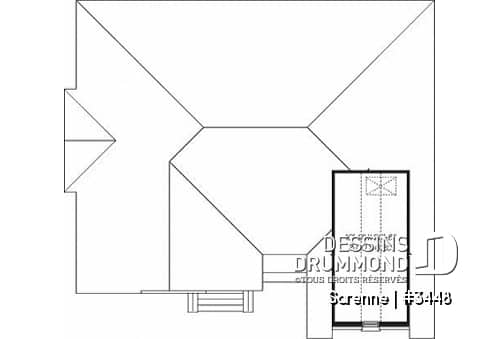 Rangement boni - Plain-pied style craftsman, 2 chambres, garage avec espace boni - Sarenne