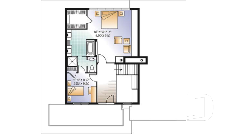 Étage -  - Hauterive