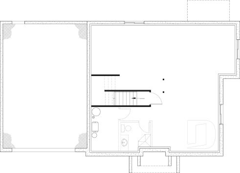 Sous-sol aménageable - Plan de maison spacieuse, 4+ chambres, grand garage, bureau, suite des maître, sous-sol aménagé (optionnel) - Gloria