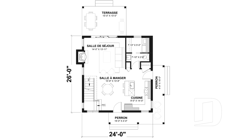 Rez-de-chaussée -  - Lamarche