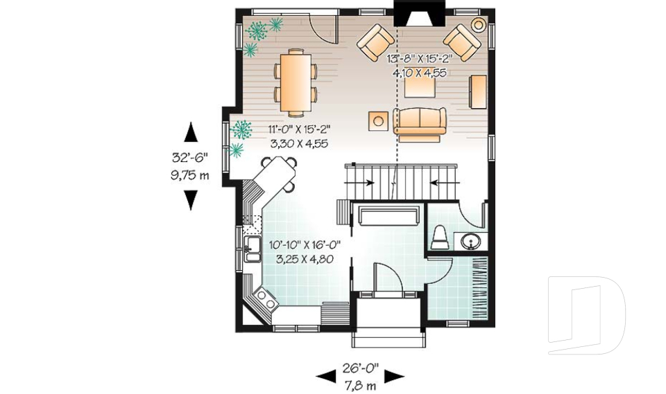 Rez-de-chaussée -  - Pisonne