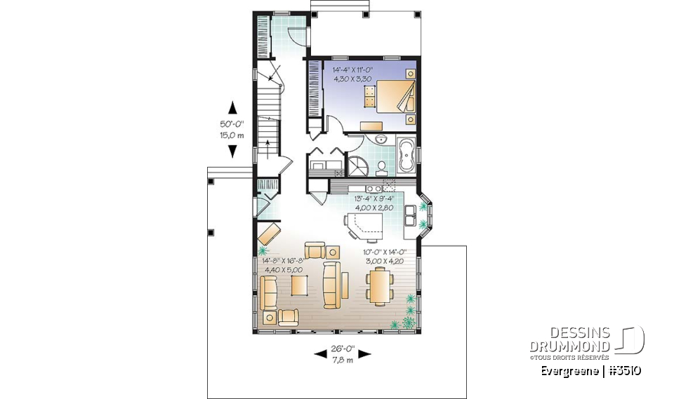 Rez-de-chaussée - Chalet de style scandinave 2 étages avec 3 ch., r-d-c entièrement ouvert &amp; vue panoramique - Evergreene