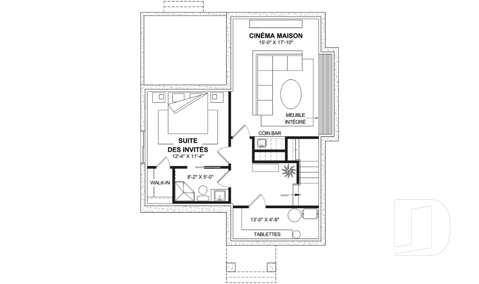 Sous-sol aménagé (Optionel $) -  - Hazel 2