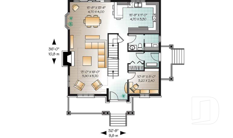 Rez-de-chaussée -  - Cléo 