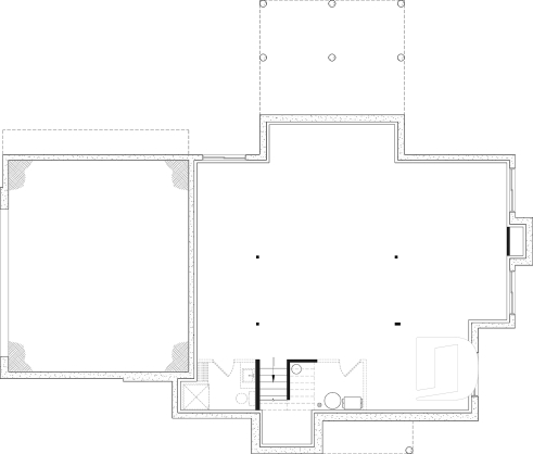 Sous-sol aménageable - Plan de maison Tudor d’inspiration anglaise avec garage double et jusqu’à 5 chambres - Eugene