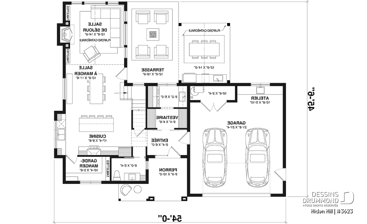 Rez-de-chaussée - Farmhouse moderne à étage avec garage double, 3 chambres, superbe lumière naturelle à la salle de séjour - Hiden Hill