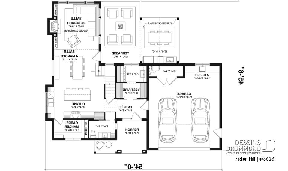 Rez-de-chaussée - Farmhouse moderne à étage avec garage double, 3 chambres, superbe lumière naturelle à la salle de séjour - Hiden Hill