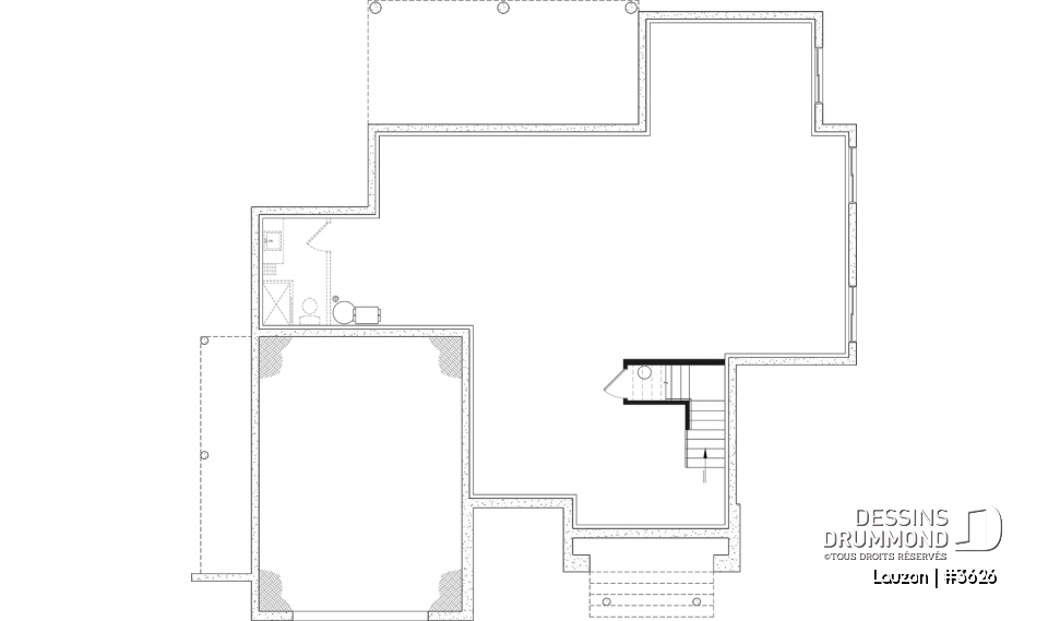 Sous-sol aménageable - Maison familiale lumineuse avec suite principale à l’étage, s-sol fini optionnel, garage &amp; terrasse abritée - Lauzon