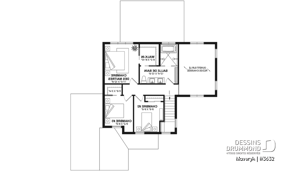 Étage -  Accueillante maison Farmhouse moderne avec plafond cathédrale et ambiance lumineuse et chaleureuse - Maveryk
