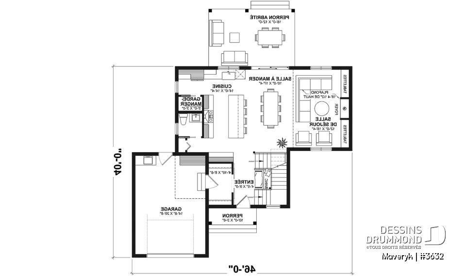 Rez-de-chaussée -  Accueillante maison Farmhouse moderne avec plafond cathédrale et ambiance lumineuse et chaleureuse - Maveryk