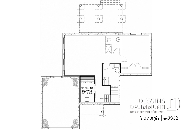 Sous-sol - Belle Farmhouse avec garage, 3 chambres 1.5 salles de bain, vestiaire, garde-manger, foyer - Maveryk
