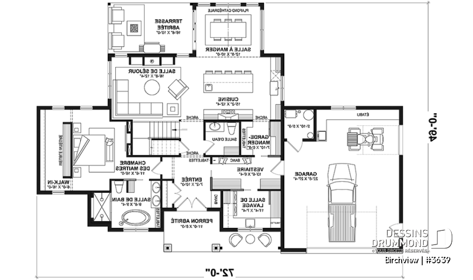 Rez-de-chaussée - Superbe maison d'inspiration campagne française, fabuleuse suite parentale au RDC - Birchview